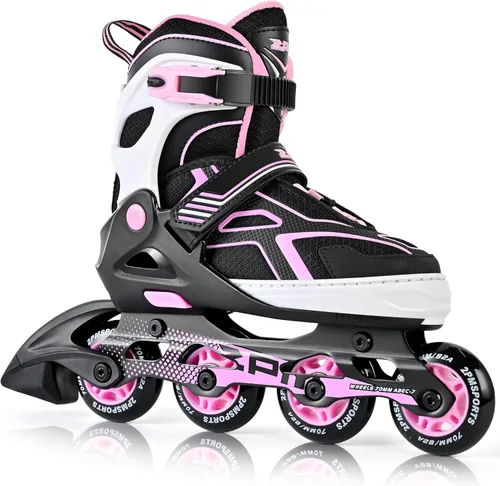 2PM SPORTS - Patines en línea ajustables Torinx verde para niños, patines divertidos para principiantes para niños, jóvenes, niñas, hombres y