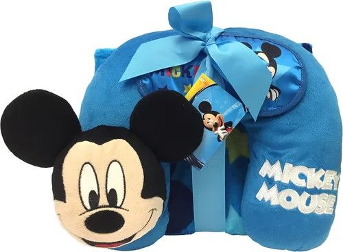 Miniatura 9 de Jay Franco Bluey - Juego de viaje para niños, juego de 3 piezas, incluye manta de 40 x 50 pulgadas, máscara de ojos y almohada para el cuello