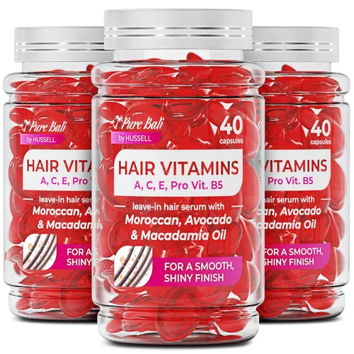 Miniatura 9 de Bali Secret Hussell - Suero para el cabello, sin enjuague con aceites de argán, macadamia y aguacate, vitaminas A, E, Pro B5, acondicionador