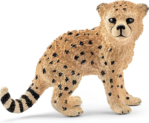 Miniatura 7 de Schleich Wild Life - Juguetes de safari de animales salvajes para niños y niñas, figura de juguete de cachorro de guepardo, a partir de 3 años