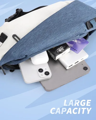 Miniatura 7 de Riñoneras para hombres, bolsos cruzados para mujeres, riñonera de moda, mochila de cintura para entrenamiento al aire libre, viajes, uso casual