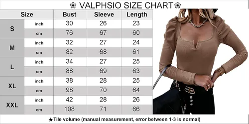 Miniatura 5 de Valphsio Womens Puff Long Sleeve Top Ribbed Knit Slim T Shirt Square Neck Solid Blouse