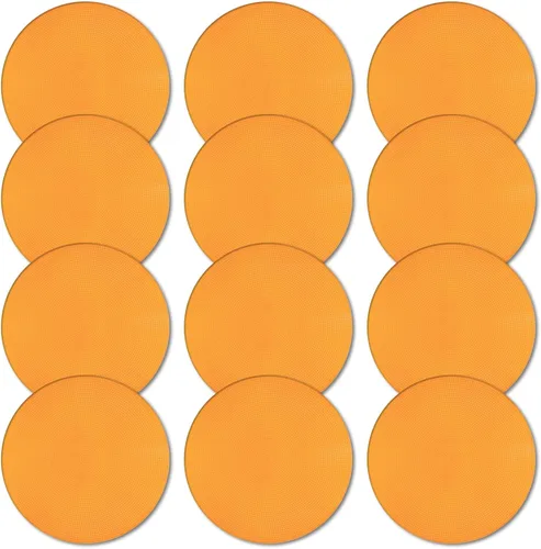 Miniatura 14 de Marcadores de punto de polietileno de 4 pulgadas/9 pulgadas, de goma antideslizante, marcadores de agilidad de conos de campo plano, puntos de suelo