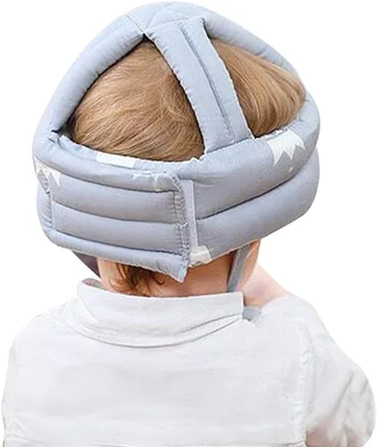 Miniatura 5 de Gorro protector para la cabeza para bebé, suave, sin golpes, ajustable, cojín para la cabeza, para niños pequeños, gateando y caminando