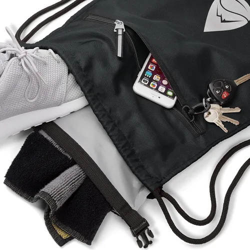 Miniatura 4 de Skog Å Kust GymSak - Bolsa de cincha con cordón 2 en 1 con bolsa seca impermeable extraíble