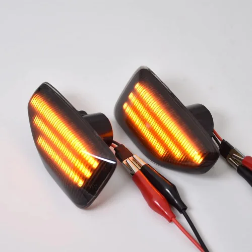 Miniatura 5 de Señal de giro lateral LED ámbar para Dacia Logan MCV II Sandero Stepway II Duster II 2012-2022 (negro)