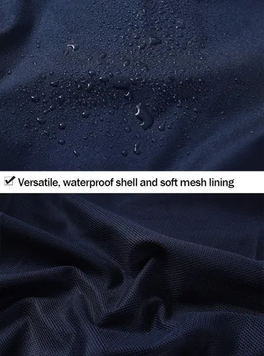 Miniatura 7 de SWISSWELL Traje de lluvia para hombre, impermeable, ligero, con capucha, para golf, senderismo, viajes, correr