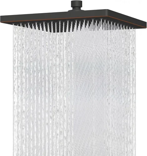 Miniatura 23 de Hibbent Cabezal de ducha filtrado de metal, cabezal de ducha de lluvia de alta presión de 6 pulgadas, filtro de ducha de 20 etapas para suavizador