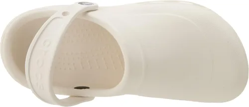 Miniatura 9 de Crocs Zuecos unisex Bistro (9 B (M) de EE. UU. para mujer/7 D (M) de hombre de EE. UU., blanco)