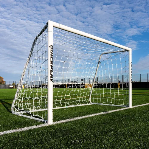 QUICKPLAY Pro Alu Match Gama de portería de fútbol | Gol de fútbol de aluminio reforzado premium [Un solo gol]