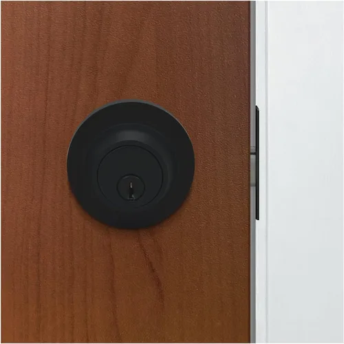 Miniatura 5 de Nuk3y Thor Series Slim Round Modern Contemporary (cerrojo de seguridad [cilindro único], negro mate)