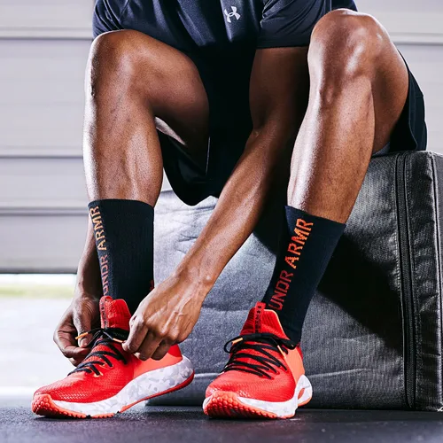 Miniatura 5 de Under Armour Calcetines altos para hombre, 3 pares