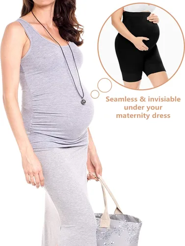 Miniatura 5 de B Shape Premium Maternity Shapewear with Belly Support Pregnancy Shapewear Shorts for Photoshoot Dress Baby Shower Dress