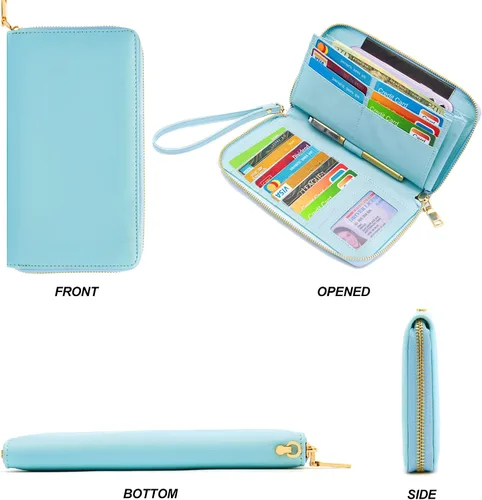 Miniatura 8 de YZAOLL - Juego de bolsas con cartera de cuero sintético, tamaño mediano, grande, bolsa de mano o de hombro para mujer
