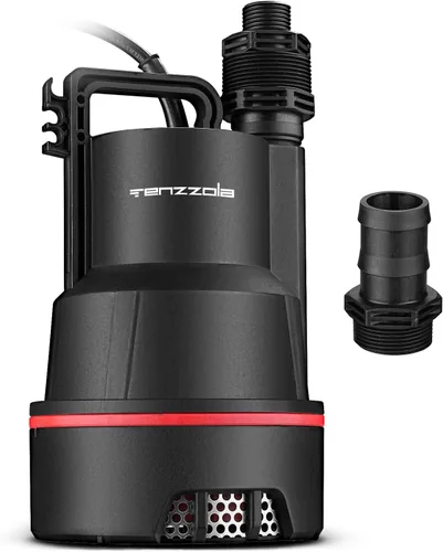 Miniatura 8 de Bomba de sumidero sumergible, bomba de agua termoplástica portátil, bomba de transferencia de agua eléctrica con cable de 16.4 pies para piscina