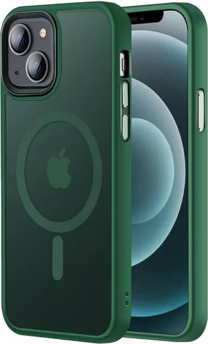 Miniatura 93 de Tigowos Magnetic Guardian - Funda diseñada para iPhone 11 Pro [probada en caídas de grado de 10 pies y compatible con MagSafe] Funda delgada Negro