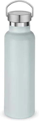 Miniatura 14 de Neihepal Paquete de 4 botellas de agua aisladas de 20 onzas, botella deportiva de doble pared de acero inoxidable con tapa de asa, termo Bubble gum