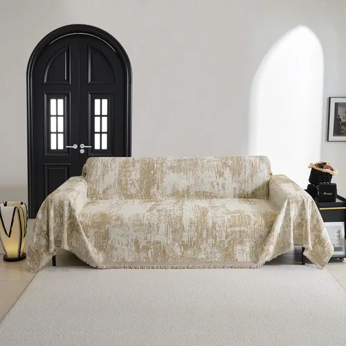Miniatura 9 de MYSKY HOME Fundas para sillón, funda para silla reclinable, color beige, fundas de sofá para sofá modular en forma de L, fundas de sofá de gran