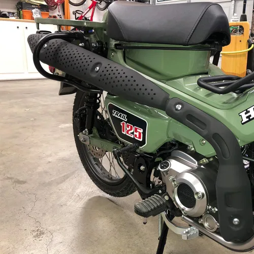 Miniatura 5 de Barra de choque de escape compatible con Honda CT125 Trail 125 Hunter Cub (2019-actual)