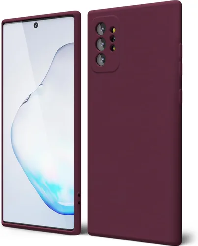 Miniatura 15 de oakxco Funda para teléfono Samsung Galaxy Note 20 Ultra de silicona líquida, bonita funda delgada y fina de goma suave TPU lisa y suave de gel