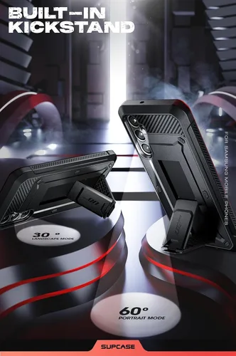 Miniatura 3 de SUPCASE Funda para Samsung Galaxy S23 FE con soporte y clip para cinturón, [Unicorn Beetle Pro] [Protector de pantalla integrado]