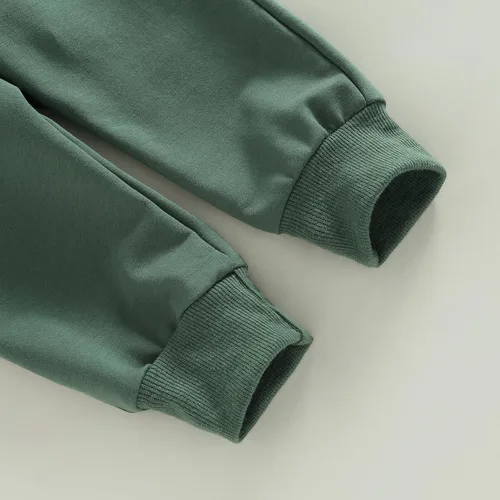 Miniatura 6 de Conjunto de ropa de 2 piezas para bebé y niño pequeño con estampado de vaca