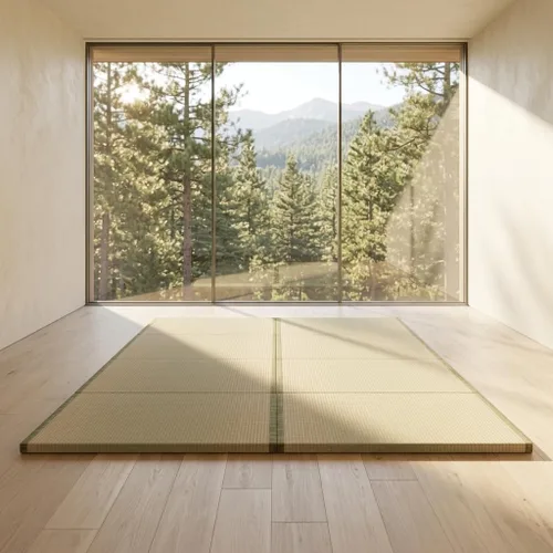 Miniatura 9 de MustMat Tatami Mat - Colchón japonés tradicional japonés, colchón de futón para piso, cama plegable de hierba rush, 35.4 x 78.7 x 1.2 pulgadas