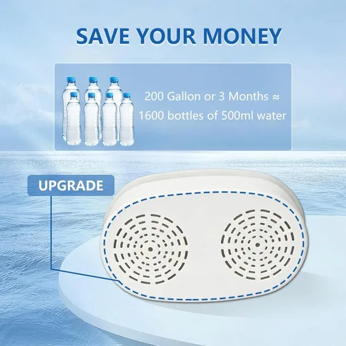 Miniatura 5 de Filtro de repuesto para Waterdrop® WD-PF-01A Plus, reduce PFOA/PFOS, cloro, compatible con jarras Waterdrop®, dura 3 meses o 200 galones, paquete