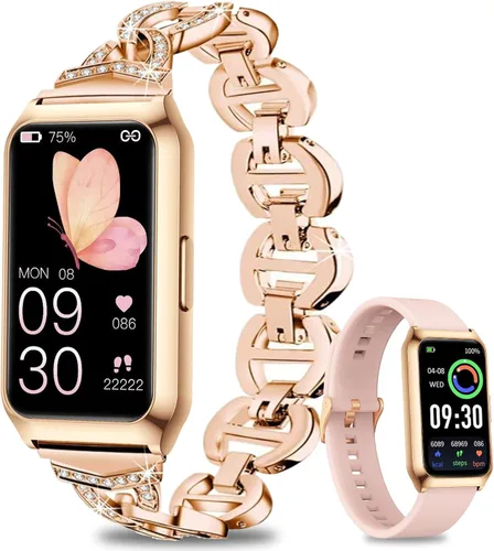 Reloj inteligente, reloj de seguimiento de actividad física de 7 días + batería con frecuencia cardíaca, contador de pasos, calorías, SPO2, monitor