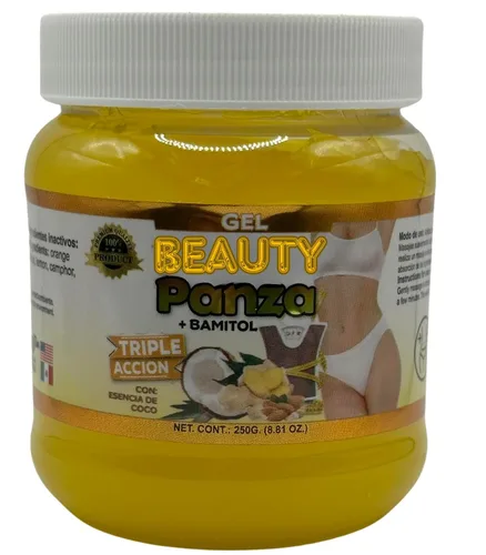 Fenogreco Gel 8.82 oz para tonificar bustos, glúteos y gel de JENGIBRE Beauty Panza Naranja 8.82 oz B-Experts, 2 unidades