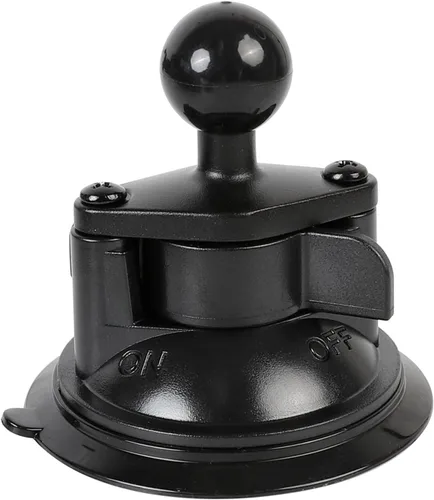 Miniatura 7 de xik Soporte de base de ventosa de bola de 1 pulgada con brazo de doble enchufe de 2.36 pulgadas para teléfono y tableta, soporte de leva de acción
