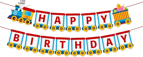 Miniatura 4 de Cartel de feliz cumpleaños, decoraciones para fiestas de cumpleaños, baby shower, niños y hombres, suministros para fiesta de cumpleaños (B)
