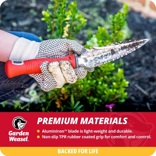 Miniatura 4 de Garden Weasel Trasplantador multiusos Cavar, cultivar, plantar, desherbar Herramienta de excavación manual para plantar y jardinería, paleta