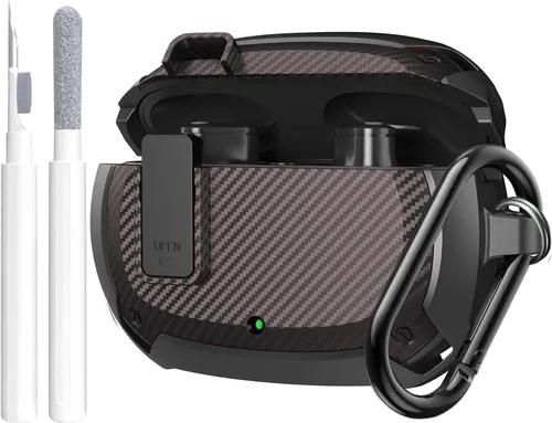 Miniatura 12 de Compatible con funda para Beats Studio Buds/Buds+ 2021/2023, [Bloqueo seguro] Funda protectora Cool Beats Studio Buds Plus para hombres y mujeres