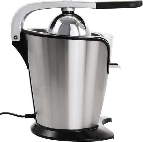 Miniatura 3 de Exprimidor eléctrico de cítricos de acero inoxidable, extractor motorizado de prensa de jugo con mango, máquina exprimidora de limón y naranja