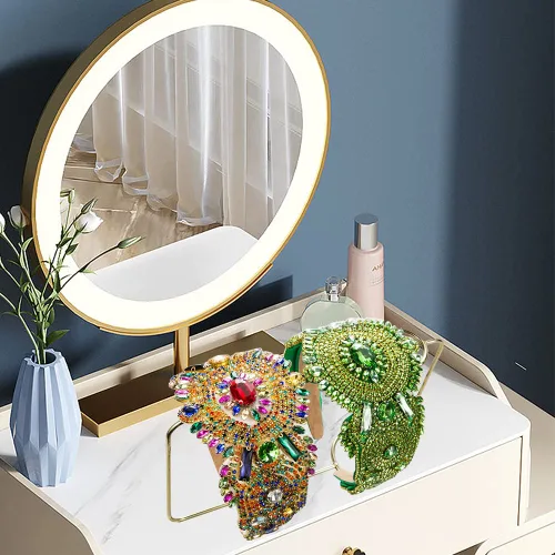 Miniatura 6 de Diadema de moda para mujer, diadema decorativa de diamantes de imitación anchos para mujer, accesorios para el cabello para mujeres y niñas