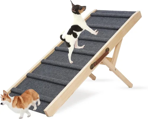 Miniatura 3 de Rampa grande para perros y mascotas, escaleras para cama, sofá, automóvil, camión, SUV, rampa para perros pequeños y grandes, mascotas para subir a