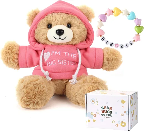 Miniatura 8 de Osacoe Oso de peluche Big Hugs con caja de regalo, sudadera extraíble para mayor comodidad y amor, para niños, mujeres y hombres en momentos