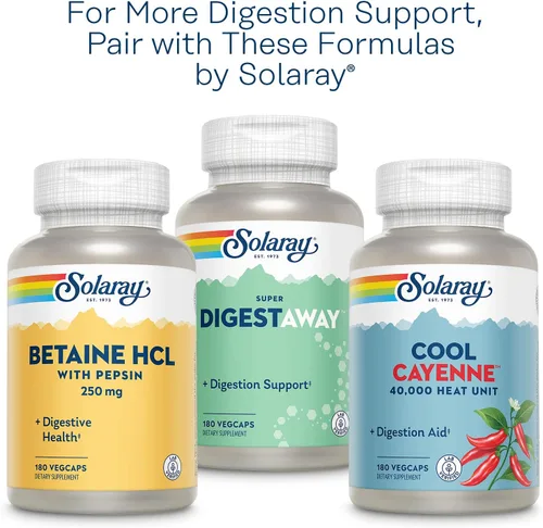 Miniatura 6 de SOLARAY Jengibre orgánico 1080 mg – Suplementos orgánicos de jengibre – Alivia las náuseas y los vómitos asociados con el mareo, apoya la salud