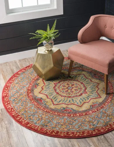 Miniatura 17 de Unique Loom Palace Collection - Alfombra Saray (2 pies x 3 pies 1 pulgada, rectangular, crema/marrón claro)