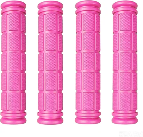 Miniatura 11 de 2 pares de puños/mangos para manillar de bicicleta con empuñaduras de hongo para bicicletas BMX/de carretera/de montaña