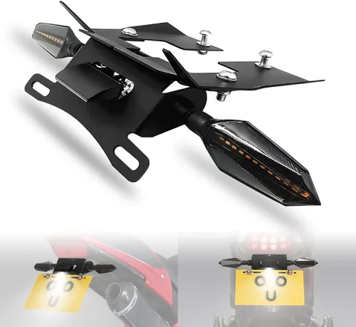 Soporte eliminador de guardabarros, placa trasera, luz intermitente LED y ordenada compatible con MSX125 GROM MSX125SF 2016-2020