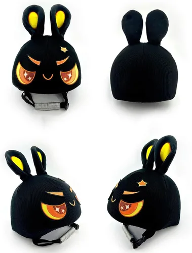 Miniatura 2 de Linda funda de casco de esquí de animal, divertido sombrero decorativo para casco al aire libre, fundas para casco deportivo, ciclismo, esquí