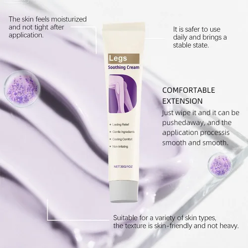 Miniatura 5 de Cremas calmantes para piernas para mujeres y hombres, paquete de 2 gel refrescante calmante para las piernas para aliviar las venas varicosas