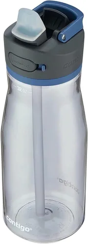 Miniatura 12 de Contigo Ashland 2.0 Botella de agua a prueba de fugas con bloqueo de tapa y popote angulado, apta para lavavajillas, tapa intercambiable, paquete