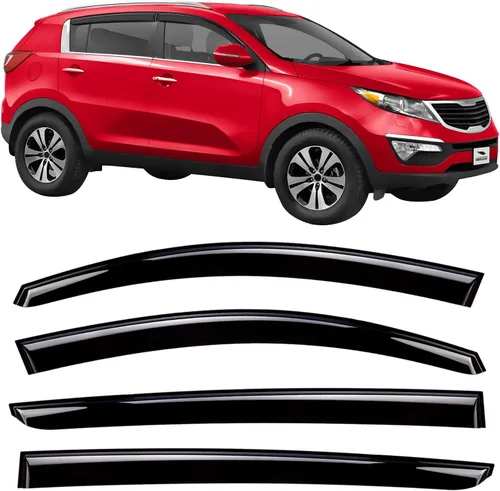 Miniatura 9 de Voron Glass - Protectores de lluvia extra duraderos con cinta adhesiva para Toyota Camry 2025-2026 Sedán, deflectores de ventana, viseras