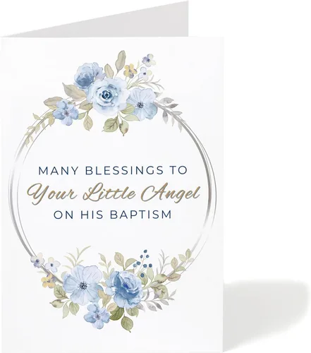 Miniatura 10 de M Market On Mainstreet Christian Faith Milestone - Tarjeta de felicitación de 5 x 7 pulgadas con sobre, fabricada en los Estados Unidos