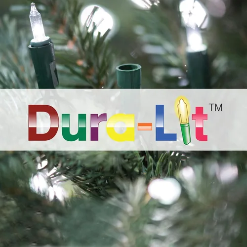 Miniatura 2 de Vickerman Árbol de Navidad artificial Dakota Alpine de 7 pies, luces LED de luz dura blanca cálida, árbol de Navidad alpino sintético, decoración