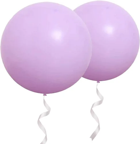 Miniatura 19 de Globos redondos gigantes de 36 pulgadas, paquete de 6 globos de látex negros para sesiones de fotos, bodas, baby shower, decoraciones de fiesta