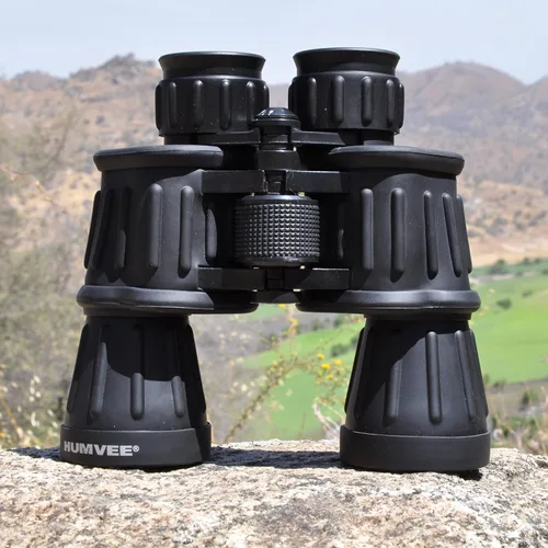 Miniatura 3 de HUMVEE Binocular de goma 20x50 con lente roja antirreflectante